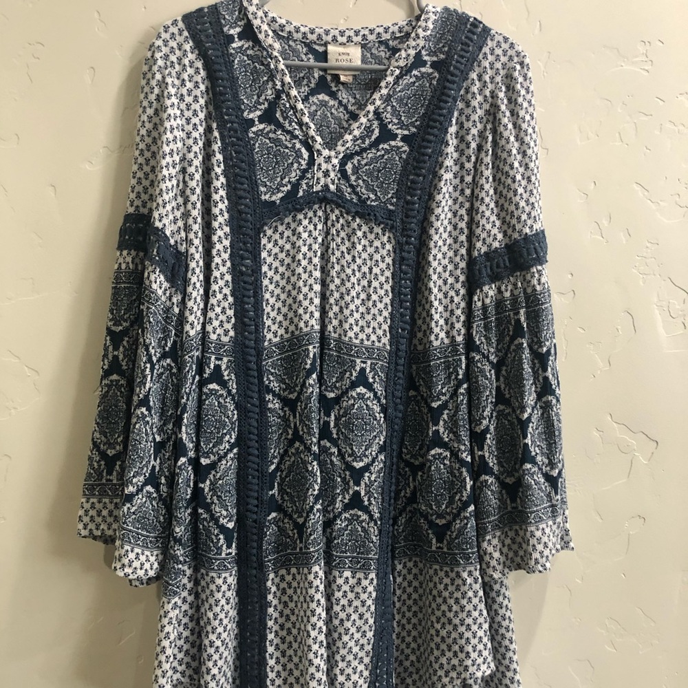Boho mini dress